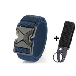 New Quick Release Metal Pluggable Buckle Tactical Belt Breathable Elastic Military Belts For Men Stretch Pants Waistband Hunting