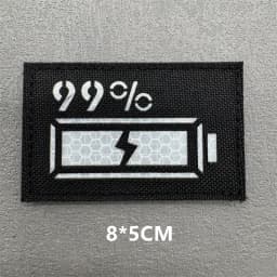 3D Tactical Patches IR Reflective Badge on Backpack Vest Clothing DIY Morale Tactical Badges Hook&Loop Laser Cut Supplies