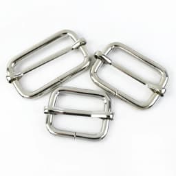 5Pcs 13-50mm Metal Tri-glide Slider Buckle Roller Pin Clasp for Handbag Strap  Belt Adjust Buckles DIY Hardware Bag Accessories