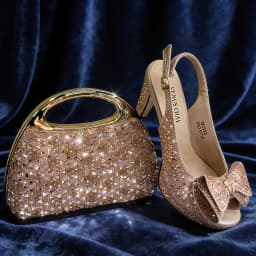 Chic Green Rhinestone Peep-Toe High Heel Sandals and Elegant Matching Bag Set for Women's Parties and Weddings - Italian Design