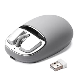 YUNZll C1 Silicone Wireless Mouse, Tri-Mode Bluetooth Mouse, Optical Tracking,Customize Mice for Laptop, Computer, iPad, MacBook