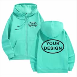 Customize Your Logo Zipper Sweatshirt For Men And Women Loose Casual Fashionable Long Sleeved Sportswear Personalized Embroidery