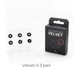 ELOIT/DIVINUS Velvet Silicone Earphones Ear Tips for Nozzle Size 3-5mm, Soft Deeply Eartips For IEMs Earbuds AFUL Performer 5/8
