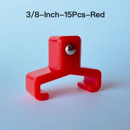 15Pack ABS Plastic Socket Organizer Rail Replacement Clips, 1/2 3/8 1/4 Drive Spring Loaded Ball Bearing Socket Holder Tool Rack