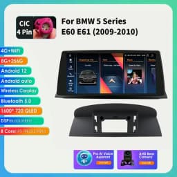 10.25 Android 13 Autoradio For BMW 5 Series E60 E61 CCC CIC 2005-2010 Multimedia Player 4G Carplay 2din Car radio GPS Stereo RDS