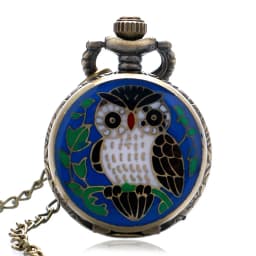 Antique Bronze Cute Lovely Vintage Key Shape Quartz Pocket Watch Buckle Necklace Gift Wall Chart FOB Pendant Clock Collectibles