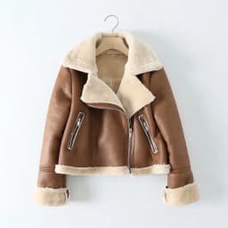 Winter Short Jacket Women's Faux Fur Leather Composite Coat Small Size Fashionable Outerwear Affordable Tailored Goods