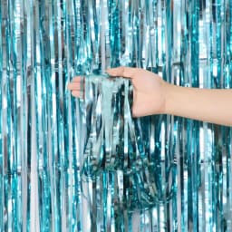 1*2M Macaron Pink Blue Fringe Curtain Door Rain Curtain Decor Photo Booth Backdrop Garland Wedding Birthday Party Decoration
