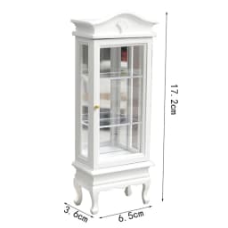 1Pcs 1:12 Dollhouse Miniature Bookcase Cabinet Model Doll Home Display Cabinets Storage Racks Mini Furniture Decor Toy