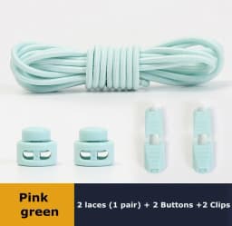 No-Tie Elastic Shoelaces Stretch Laces with Press Lock for All Shoes Quick Wear in 1 Second Hiking Sport Lazy Laces Multi Colors