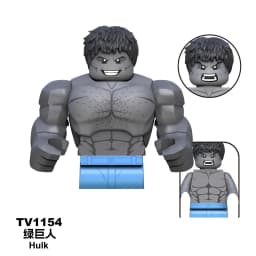 Blind Box Mini Building Blocks TV6204 Figures Big Goblin Spiderman Iron Man Venom Captain Hawk Deadpool Armor Christmas Gift Toy