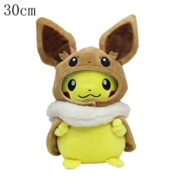 Cos Eevee Pikachu Cosplay Plush Toy Charizard Peluche Snorlax Garchomp Tyranitar Hydreigon Stuffed Animal Doll Plushies Toy Gift