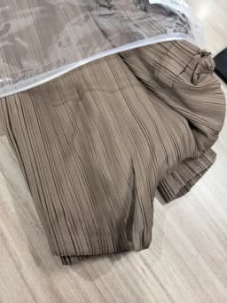 LANMREM Harem Pants For Women Elastic Waist Solid Color Pockets Pleated Trousers Female Casual Style 2023 Autumn New 2P2228
