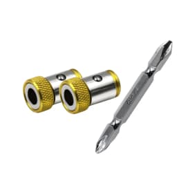 3pcs Magnetic Bit Holder Alloy Electric Magnetic Ring Screwdriver Bit Strong Non-slip Magnet Ring for Phillip Bit Magnetizer
