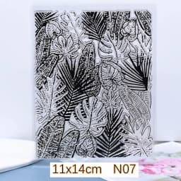 Polymer Clay Texture DIY Pottery Clay Jewelry Emboss Tree Leaf Flower Stamp Soft Pottery Polymer Clay Tools Mandala Plants Stamp