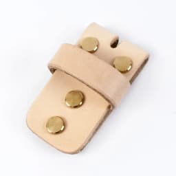 1/2Pcs Deepeel 3.8cm Leather Loop for Men's Waist Belts Cowhide Ring Metal Buckle Pure Copper Rivet Belt Tail Fixing Accessories