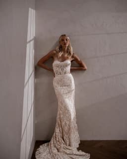 Charming Removeable Sleeves Sweethart Full Lace Mermaid Wedding Dresses Sweep Trian Custom Made Bridal Grown Vestido De Noival