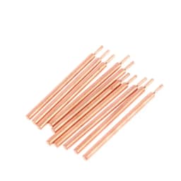 2/5/10Pcs 3mm Purple Copper Oxide Electrode Heads, 18650 Battery Spot Welding Needles, Double-Head Tips