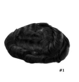 Men's Capillary Prothesis Lace PU Toupee Men Wigs For Men Wig Soft Male Hair Prosthesis 100% Human Hair System Natural Hairpiece