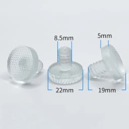 1Set Soft Transparent Silicon Rubber Embedded Furniture Table Chair Leg Feet Bottom Glide Slide Pad Floor Protector Shockproof