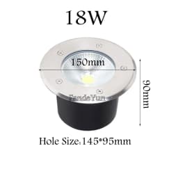 Waterproof LED Light Garden Underground 3W 5W 10W 15W IP68 Outdoor Buried Garden Path Spot Recessed Inground Lighting 220V DC12V