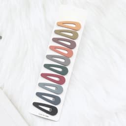 10pcs/set Snap Hair Clips BB Hairpin Candy Color Metal Barrettes for Kids Women GirlsHair Accessories Metal Hair Hairgrip