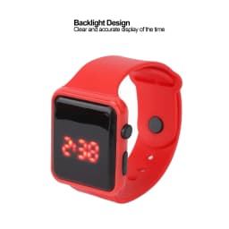 LED Digital Watch Sport Watch LED Screen Quadrate Shape Backlight Design Digital Kids Watch for Leisure Activities Digital Watch