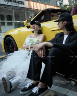 OLOEY 2025 White Ruffles Tulle Two Pieces Wedding Dresses Korea Photo shoot Tulle Princess Bridal Gowns Customized Mariage