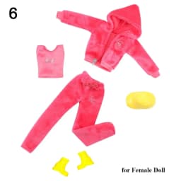 9 Styles Male/Female Doll Clothing High Quality 2024 Fashion Casual Wear Shoes Velvet Sportswear Caps 30CM Doll