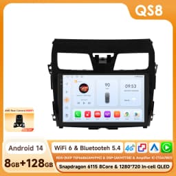 Hizpo Android 14 For Nissan Teana3 Altima 2013 - 2018 Auto 4G Carplay Multimedia Video Player DSP GPS Radio Navigation WIFI BT