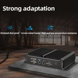 BEBEPC Fanless Mini PC with I5-6300u I5-1135G7 2xI225 2.5G LAN 6xRS232/485 COM 6xUSB3.0 Computer for Industrial Win10Pro Ready