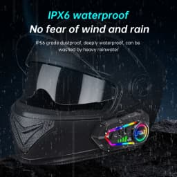 Y10 Max Motorcycle Helmet Bluetooth 6.0 Intercom CVC+DSP Dual Intelligent Noise ReductionInter Comunicador