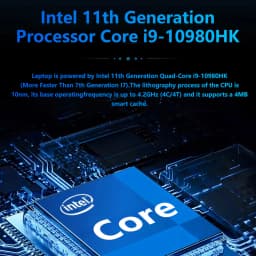 NAIWO 15.6 Gaming laptop with Intel Core I9-10980HK 32GB RAM 512GB 1TB 2TB SSD WiFi 6 Windows 11 PRO high-performance laptop