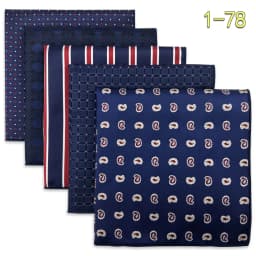 5 Pieces Mens Jacquard Pocket Square Set Multi Styles Handkerchief Suit Pocket Towel Hanky Vintage Business Accessories Gift