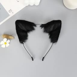 Animal Cute Plush Fox Cat Ears Gothic Headband Lolita Ears Headwear Furry Artificial Cosplay Christmas Hair Accessories