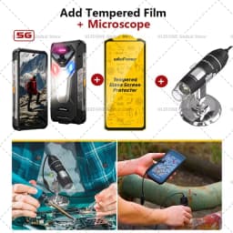 Ulefone Armor 34+ NFC 5G AI Rugged Phone 25500mAh Up to 32GB+512GB 120Hz Display 6.95" Android 15 Smartphon