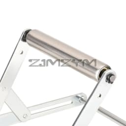Foldable Stainless Steel Stand with One Roller Adjustable Cutting Machine Support Frame Material Support Bracket For Cutting