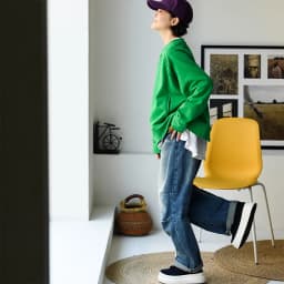 R67261 Korean Style Versatile Outer-Stitched Round Neck Raglan Sleeve Slimming Pure Cotton Pullover Sweatshirt for Women 25 Spring