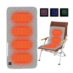 4 Zones Heated Seat Cushion Mat USB Electric Heating Pad Outdoor Camping Chair Heated Cushion 3 Gears Temperature Foot Warmer