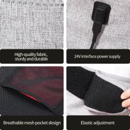 Red Light Heating Hip Protector with Hip Massager  Relieves Hip Pain   Promotes Blood Circulation  Muscle Relaxation