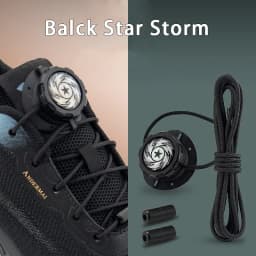 Upgraded No‑Tie Automatic Sneaker Laces Thick Rope Shoelaces with Swivel Metal Capsule Buckles Easy Installation