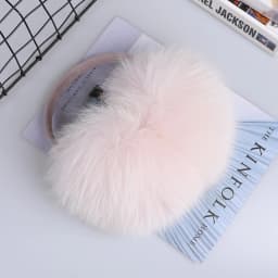 Real Fox Raccoon Fur Hang Ear Cover Warm Winter Earmuffs Headwear Ear Muffs Earmuffs Cold Ear Warmer Ear Protection Headband