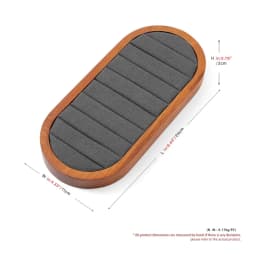 Oirlv Solid Wood Ring Storage Tray Ring Organize Home Storage Tray Jewelry Display Tray Counter Ring Rack Display Accessory Gift