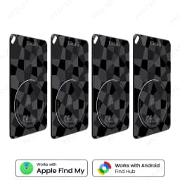 Dual System Wallet Tracker Card Smart Location Tag Anti-Lost GPS Tracker Item Finder Works With Google Find Hub & Apple Find My