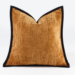 Plain Color Pillows Thick Chenille Cushion Case Modern Fashion Orange Green Decorative Pillow Cover For Sofa Chair Home Decorate