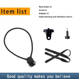 Action Camera Neck Mount Quick Release Chest Mount for GoPro Hero Insta360 DJI OSMO Action Phone Neck Mount Accessories