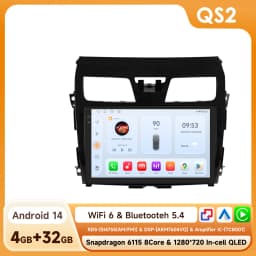 Hizpo Android 14 For Nissan Teana3 Altima 2013 - 2018 Auto 4G Carplay Multimedia Video Player DSP GPS Radio Navigation WIFI BT