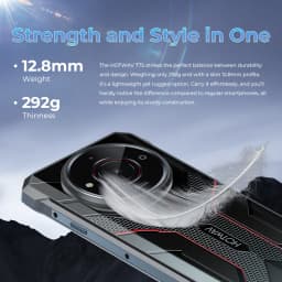 HOTWAV T7S Rugged Smartphone Ultra Thin 6280mAh Battery Mobile Phone 6.52'' HD+ 4GB RAM 128GB ROM 21MP Android 13 Cellphone
