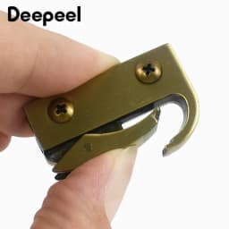 2/4/10Pcs Bag Side Clip Buckles with Screw Metal Spring Clasps Handbag Strap Chain Decoration Hanger Hook Hardware Accessories