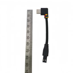 Rider Bracket Type-C Angled Charging Jst Male-Female Connector Cable 90-Degree USB Plug Motorcycle Electric Vehicle Dedicated Tail Plug Cable with Magnetic Clip